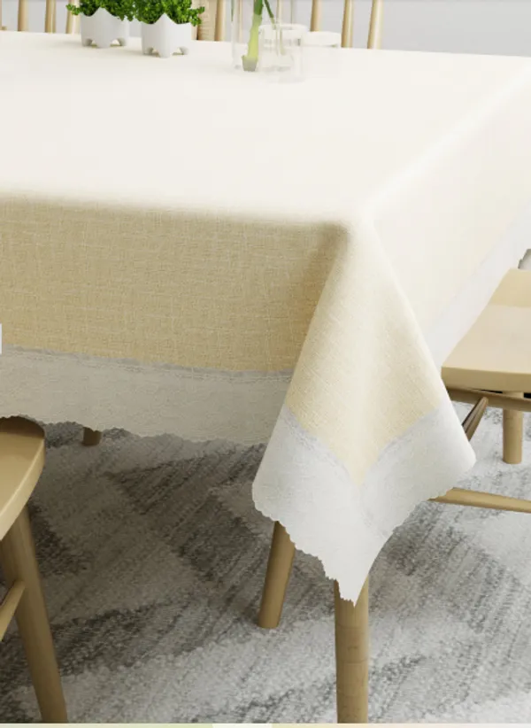 Beige_Premium_Non_Woven_Fabric_Plain_Table_Cover