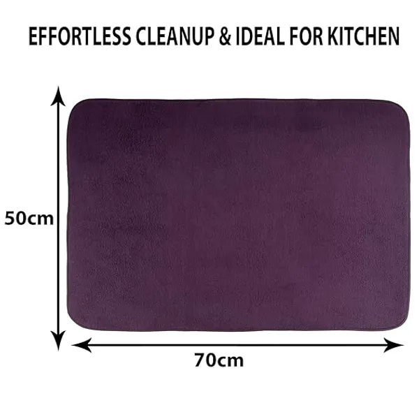 Purple_Premium_Velvet_Plain_Dish_Drying_Mats