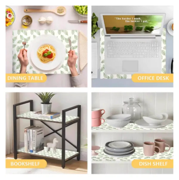 White_And_Green_Premium_Pvc_Print_Anti_Slip_Mats