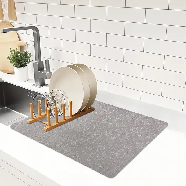 Grey_Premium_Velvet_Plain_Dish_Drying_Mats