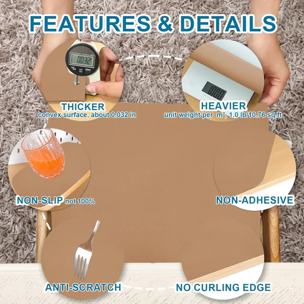 Light_Brown_Premium_Pvc_Plain_Anti_Slip_Mats