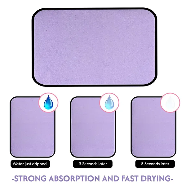 Lime_Purple_Premium_Velvet_Plain_Dish_Drying_Mats