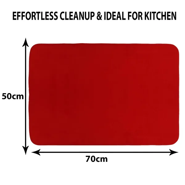 Red_Premium_Velvet_Plain_Dish_Drying_Mats