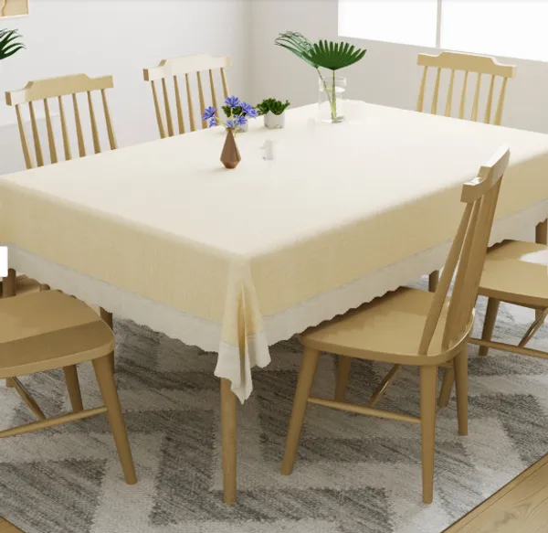 Beige_Premium_Non_Woven_Fabric_Plain_Table_Cover