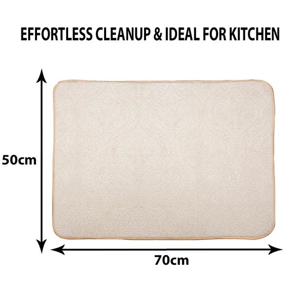 Cream_Premium_Velvet_Plain_Dish_Drying_Mats