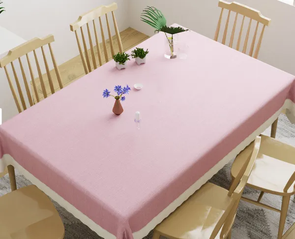 Pink_Premium_Porche_Fabric_Plain_Table_Cover