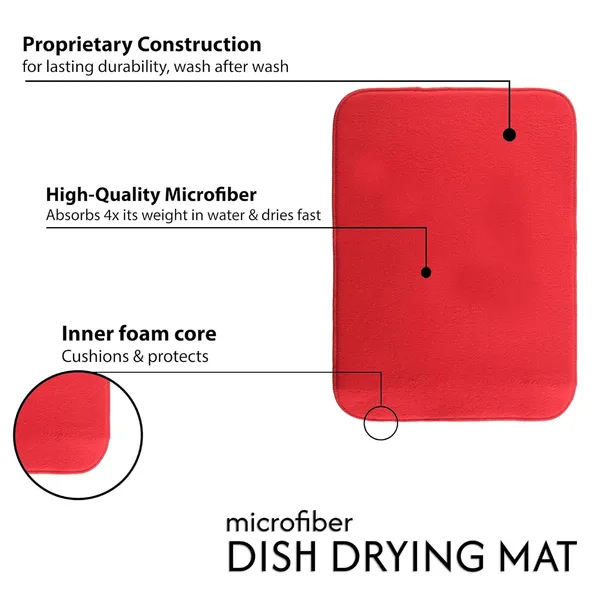 Red_Premium_Velvet_Plain_Dish_Drying_Mats