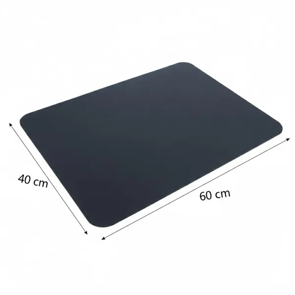 Home_Essentials_Triple_Combo_-_Grey_PVC_Anti_Slip_Mat_45x150cm_+_Kitchen_Sink_Mat_40x60cm_+_Clear_Table_Cover_with_Golden_and_Silver_Lace_40x60cm_|_Pack_of_3