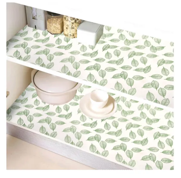 White_And_Green_Premium_Pvc_Print_Anti_Slip_Mats
