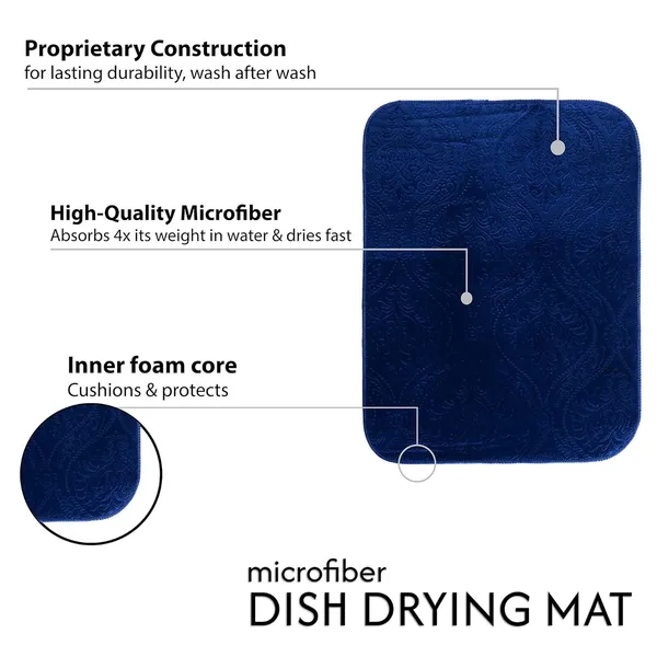 Blue_Premium_Velvet_Plain_Dish_Drying_Mats