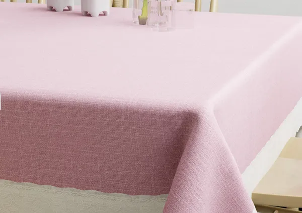 Pink_Premium_Porche_Fabric_Plain_Table_Cover
