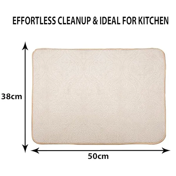 Cream_Premium_Velvet_Plain_Dish_Drying_Mats