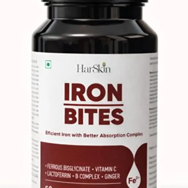 Harskin_Iron_Bites_Ferrous_Bisglycinate_&_Vitamin_C_Iron_Supplement