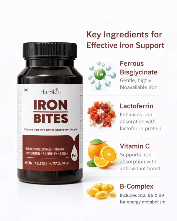 Harskin_Iron_Bites_Ferrous_Bisglycinate_&_Vitamin_C_Iron_Supplement