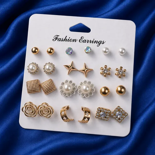 12-Piece_Earring_Set_For_Women_–_Minimalist_Pearls,_Rhinestone_Studs_And_Small_Hoops