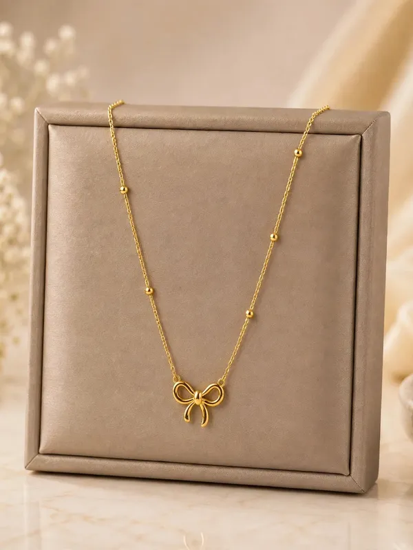 Anti-Tarnish_Gold_Bow_Pendant_Necklace_for_Women