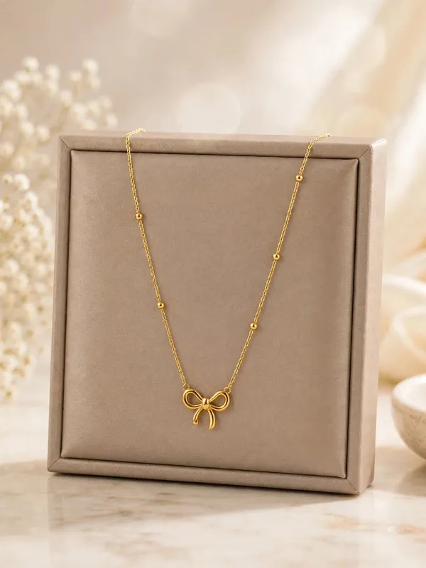 Anti-Tarnish_Gold_Bow_Pendant_Necklace_for_Women