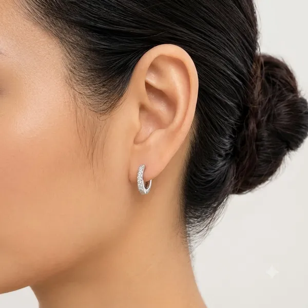 Silver_Small_Huggie_Earrings_with_Cubic_Zirconia