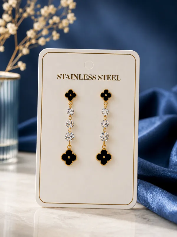 Black_Clover_Crystal_Drop_Earrings_–_Gold_Stainless_Steel_Dangle_Earrings