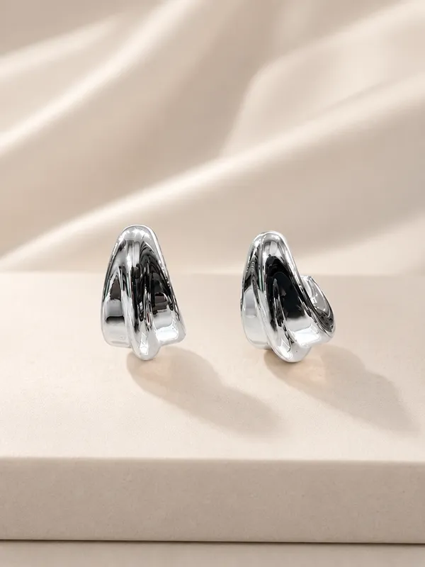 Korean_Style__Chunky_C-Hoop_Earrings_For_Women