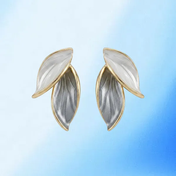 Enchanted_Forest_Slate_And_Pearl_Enamel_Leaf_Studs