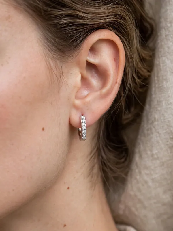 Silver_Small_Huggie_Earrings_with_Cubic_Zirconia