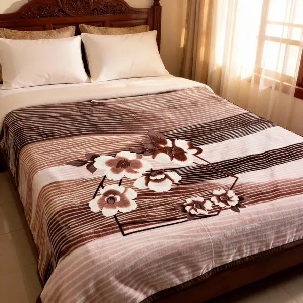 Multicolor_Mink_Fabric_(_Polyester)_Blanket_For_Home