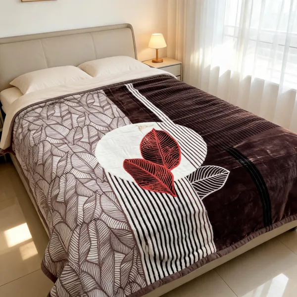 Multicolor_Mink_Fabric_(_Polyester)_Blanket_For_Home
