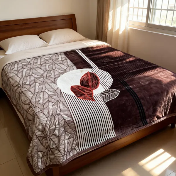 Multicolor_Mink_Fabric_(_Polyester)_Blanket_For_Home