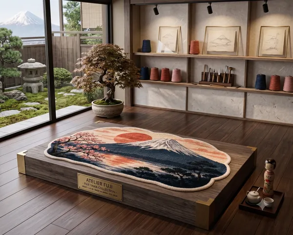 Wool_Japanese_Mount_Fuji_Landscape_Scalloped_Tufted_Rug