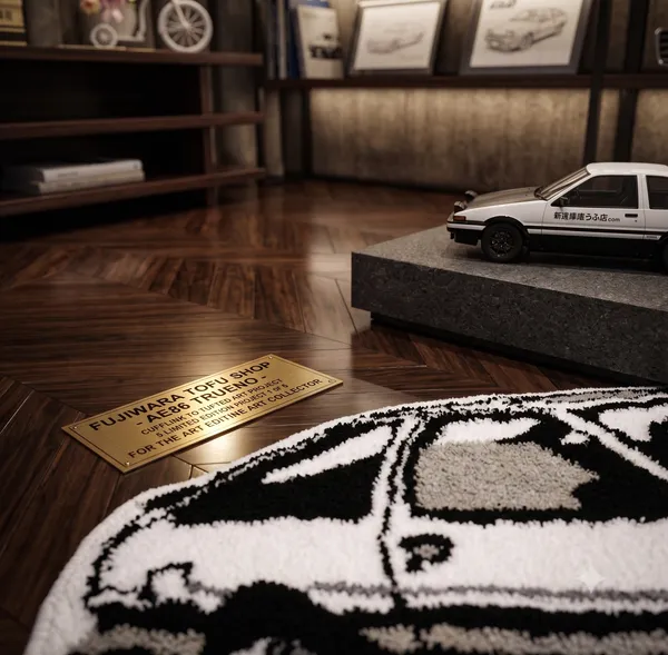 Wool_Pop_Culture_Ae86_Car_Silhouette_Tufted_Floor_Rug