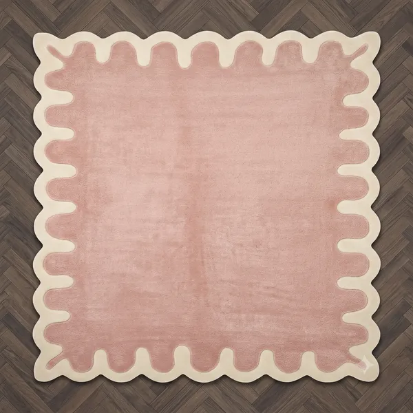 Wool_Artistic_Scalloped_Wave_Border_Tufted_Area_Rug