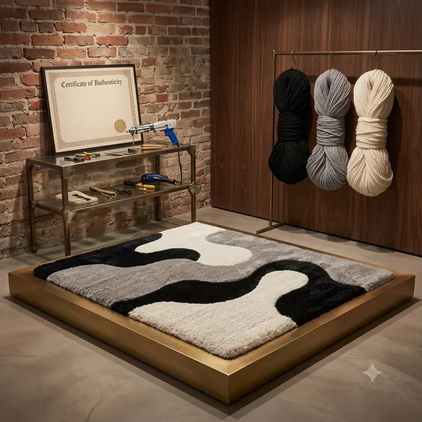 Tufted_Abstract_Black_White_Grey_Area_Rug