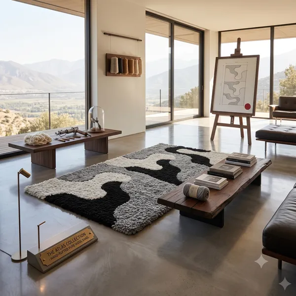 Tufted_Abstract_Black_White_Grey_Area_Rug