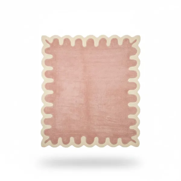 Wool_Artistic_Scalloped_Wave_Border_Tufted_Area_Rug