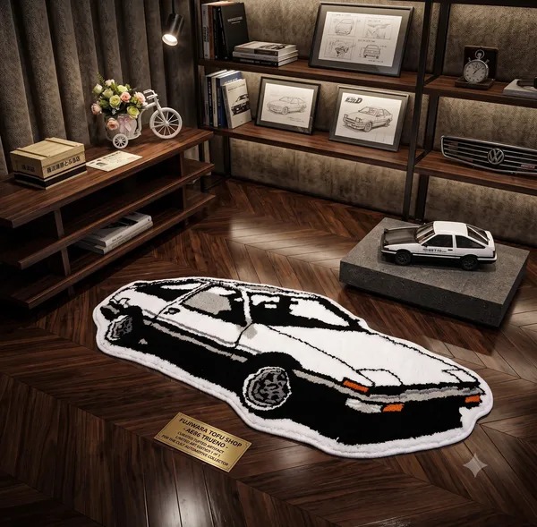 Wool_Pop_Culture_Ae86_Car_Silhouette_Tufted_Floor_Rug