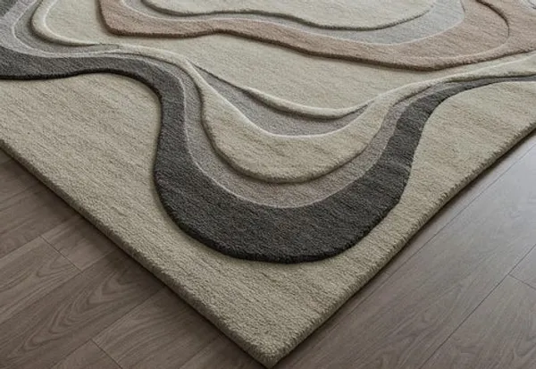 Wool_Contemporary_Abstract_Wave_Pattern_Area_Rug