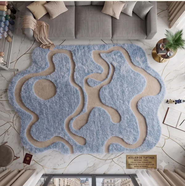 Blue_Beige_Plush_Abstract_Wave_Pattern_Shaggy_Rug