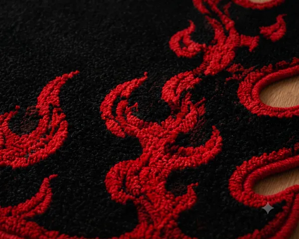 Wool_Bold_Flame_Silhouette_Shaped_Tufted_Rug