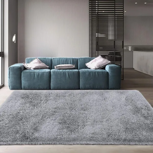 Grey_Shaggy_Plush_Solid_Area_Rug