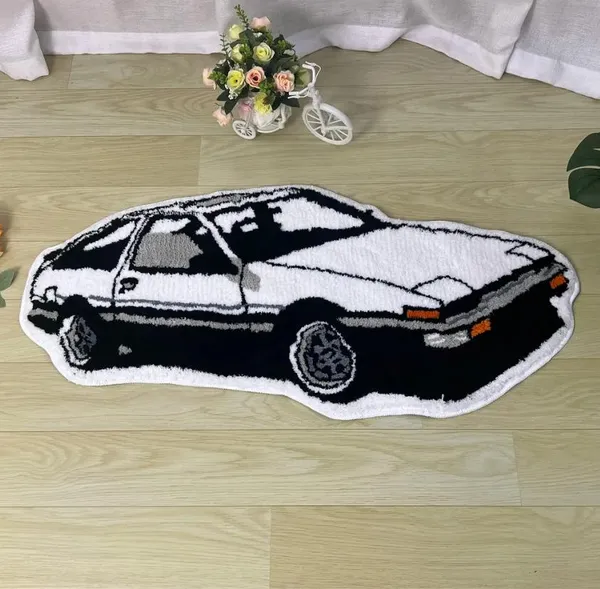 Wool_Pop_Culture_Ae86_Car_Silhouette_Tufted_Floor_Rug