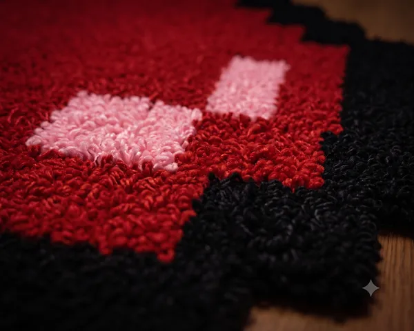 Red_Tufted_8_Bit_Pixel_Heart_Shaped_Rug