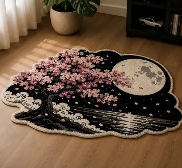 Handcrafted_Sakura_Moon_Punch_Needle_Wall_Art_Tapestry