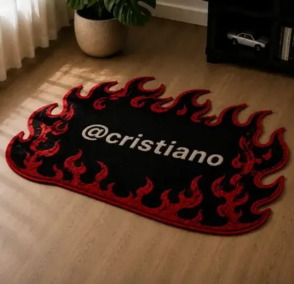 Wool_Bold_Flame_Silhouette_Shaped_Tufted_Rug