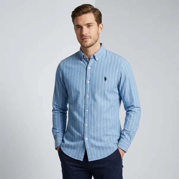 Sky_Blue_Cotton_Regular_Fit_Striped_Button-Down_Shirt_For_Men