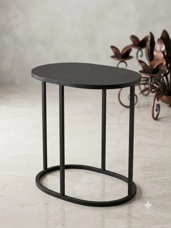 Metal_Modern_Solid_Oval_Side_Table