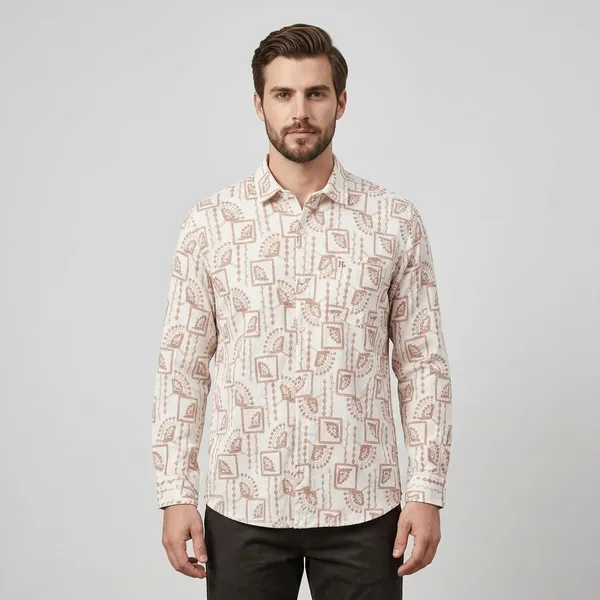 Off_White_Cotton_Regular_Fit_Geometric_Print_Shirt_For_Men