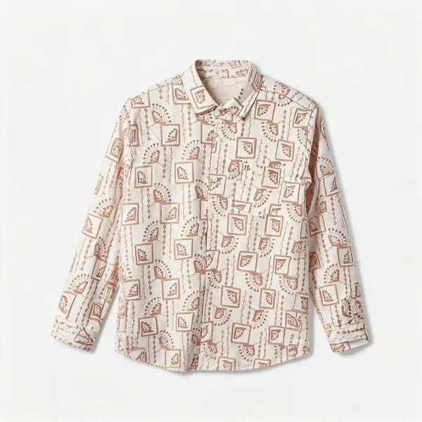 Off_White_Cotton_Regular_Fit_Geometric_Print_Shirt_For_Men