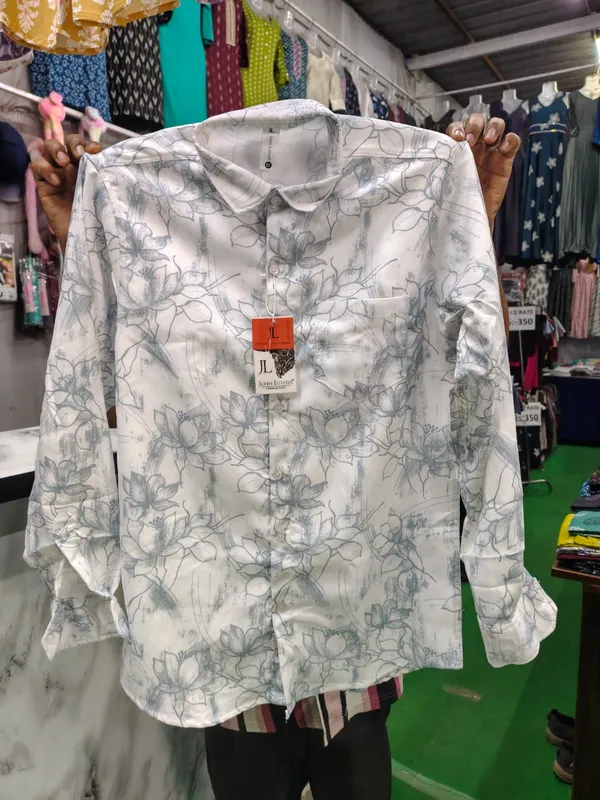 White_Cotton_Regular_Fit_Floral_Print_Casual_Shirt_For_Men