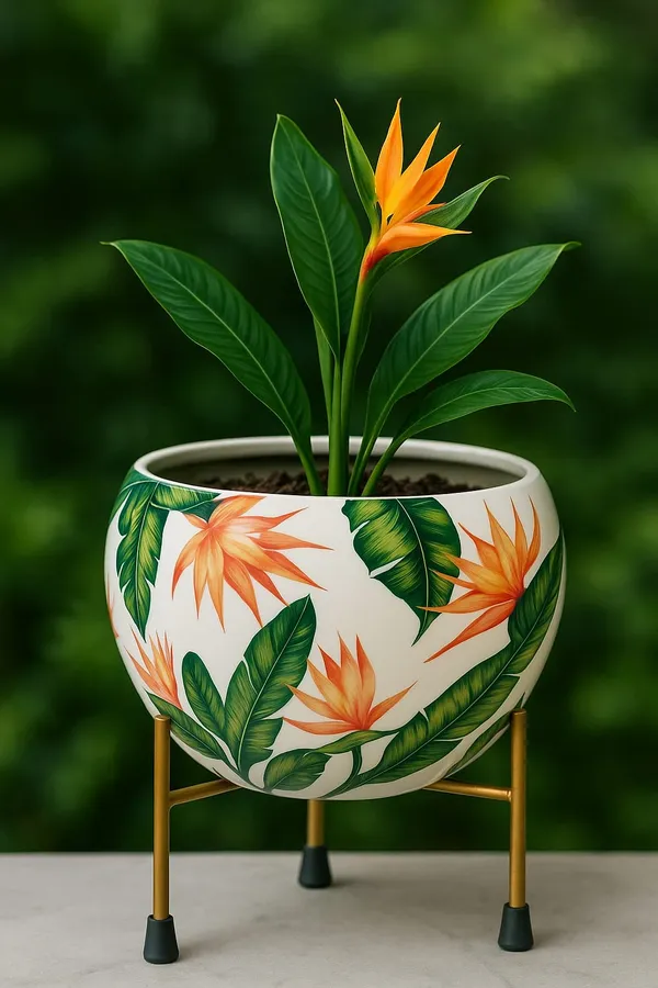 Porcelain_Tropical_Botanical_Floral_Print_Planter_With_Stand